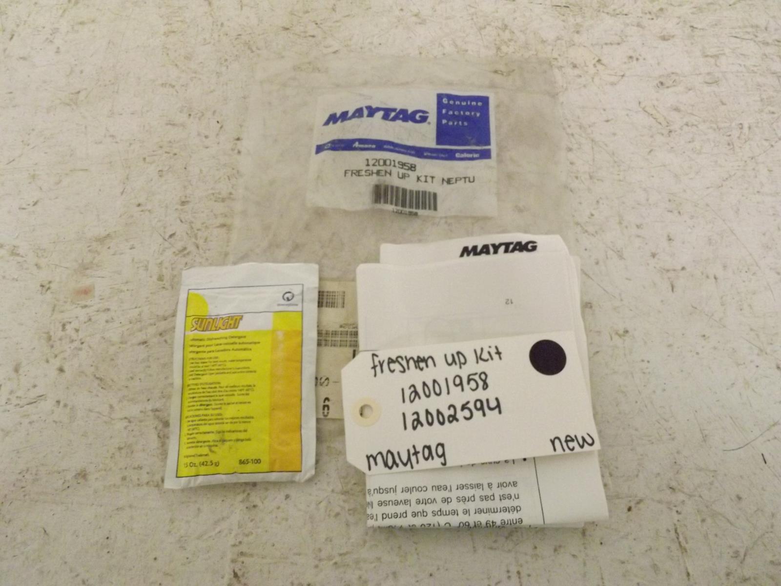 Maytag Washer 12001958 12002594 Freshen Up Kit New Maytag Washer 12001958 12002594 Freshen Up Kit New